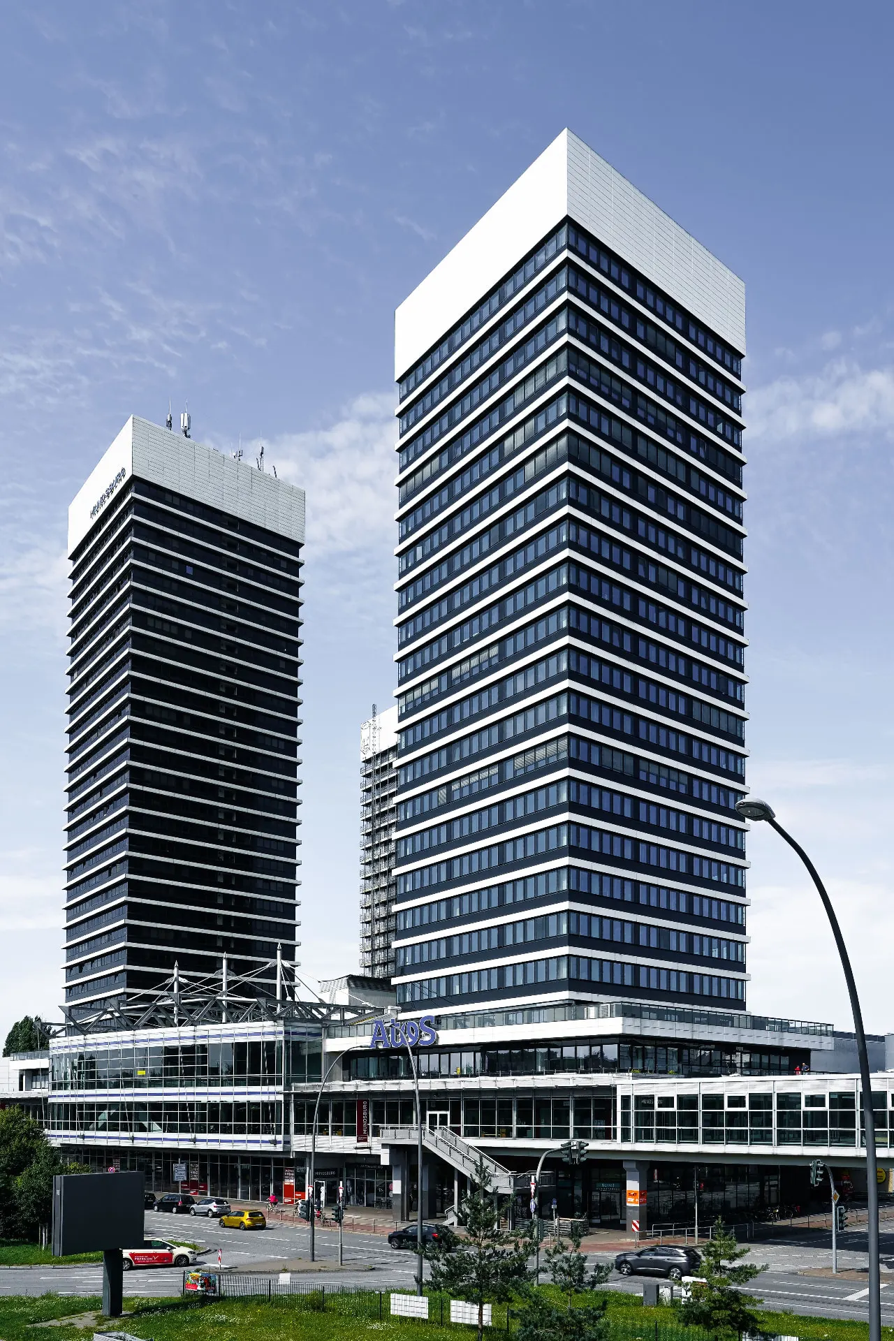 Moderne Bürotürme in Hamburg